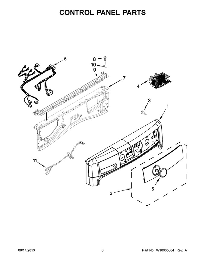 Diagram for MHW4000BW1