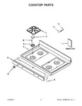 Diagram for 02 - Cooktop Parts