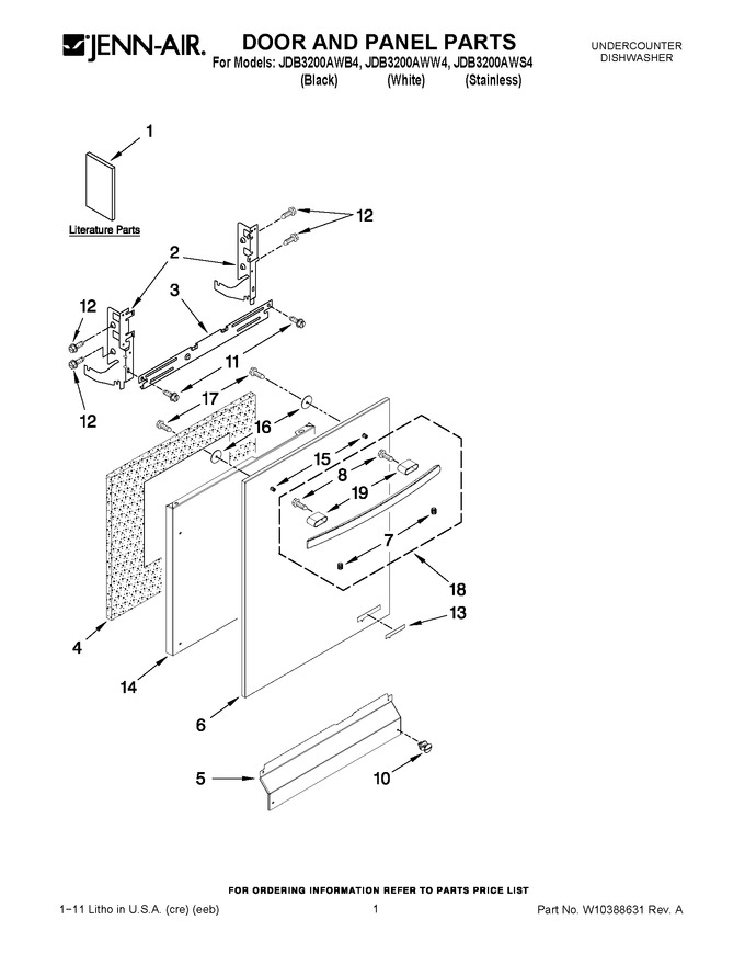 Diagram for JDB3200AWW4