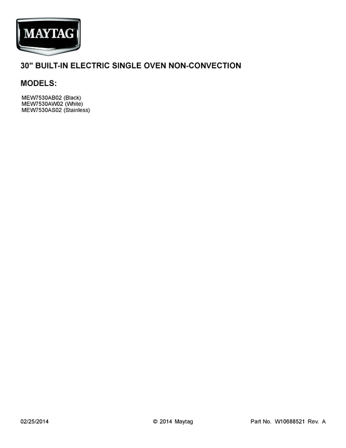 Diagram for MEW7530AS02