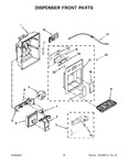 Diagram for 09 - Dispenser Front Parts