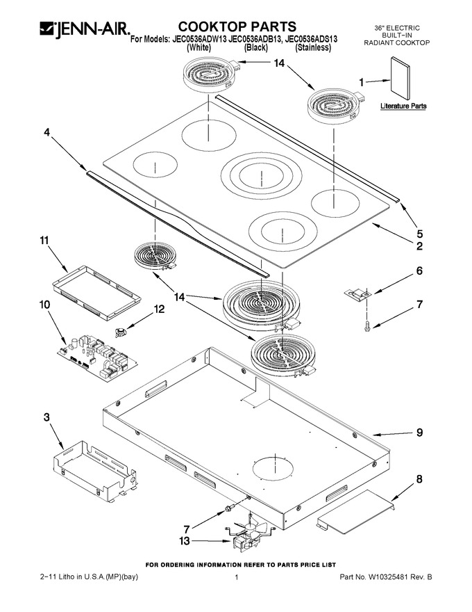 Diagram for JEC0536ADB13