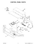 Diagram for 02 - Control Panel Parts