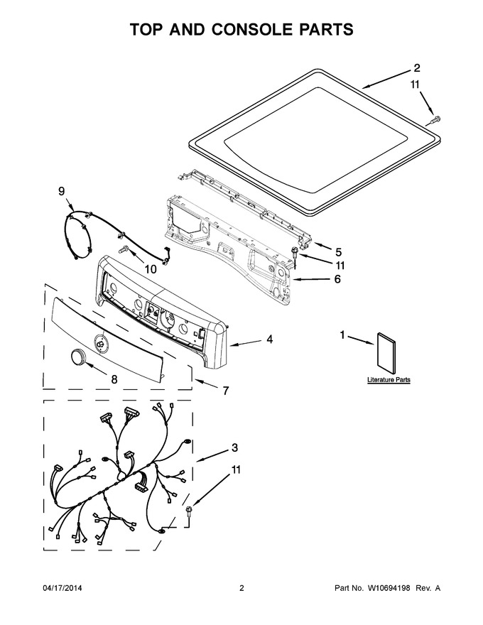 Diagram for MGD3100DW0