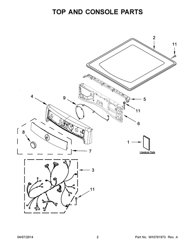 Diagram for MED5100DW0