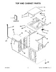 Diagram for 02 - Top And Cabinet Parts