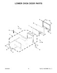 Diagram for 06 - Lower Oven Door Parts