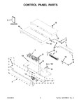 Diagram for 02 - Control Panel Parts