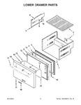 Diagram for 05 - Lower Drawer Parts
