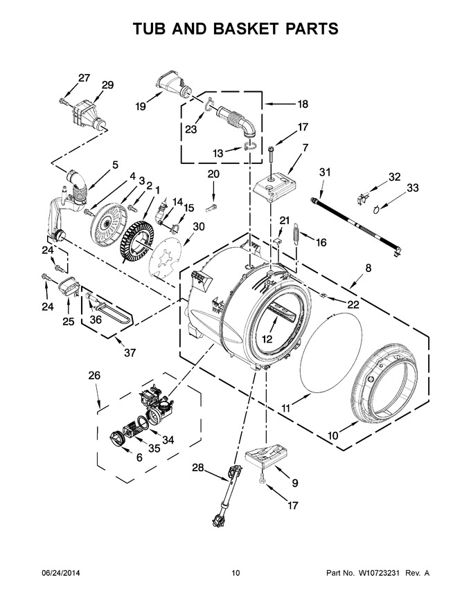 Diagram for MHW4300DC0