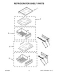 Diagram for 08 - Refrigerator Shelf Parts