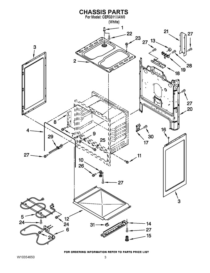 Diagram for CER3311XAW0