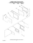 Diagram for 03 - Lower Oven Door Parts