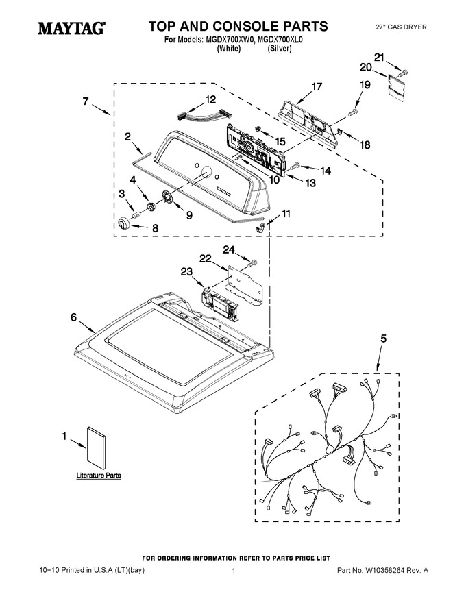 Diagram for MGDX700XL0