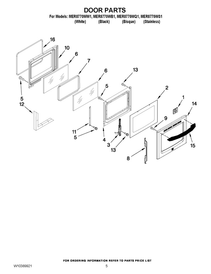 Diagram for MER8770WW1