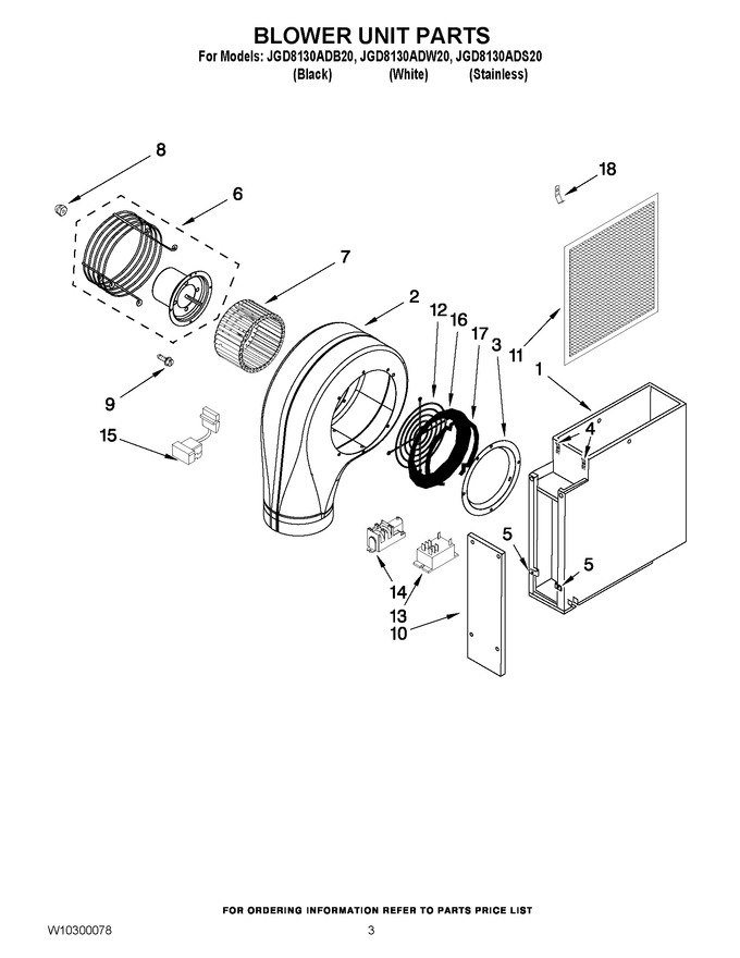 Diagram for JGD8130ADW20