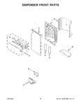 Diagram for 09 - Dispenser Front Parts