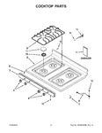 Diagram for 02 - Cooktop Parts