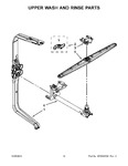 Diagram for 08 - Upper Wash And Rinse Parts