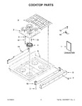 Diagram for 02 - Cooktop Parts