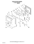 Diagram for 06 - Oven Door Parts