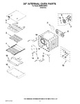 Diagram for 09 - 30`` Internal Oven Parts