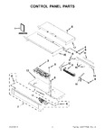 Diagram for 02 - Control Panel Parts