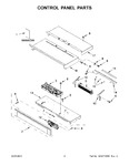 Diagram for 02 - Control Panel Parts