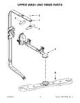 Diagram for 08 - Upper Wash And Rinse Parts