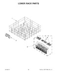 Diagram for 11 - Lower Rack Parts