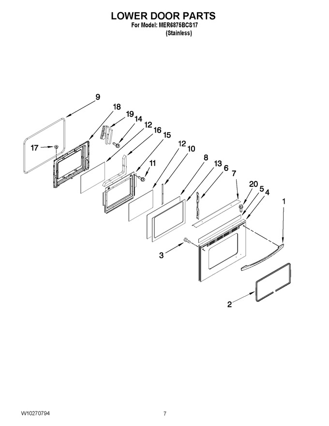 Diagram for MER6875BCS17