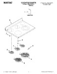 Diagram for 01 - Cooktop Parts