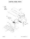 Diagram for 02 - Control Panel Parts