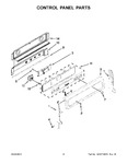 Diagram for 03 - Control Panel Parts