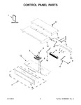 Diagram for 02 - Control Panel Parts