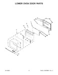 Diagram for 05 - Lower Oven Door Parts