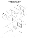 Diagram for 03 - Lower Oven Door Parts