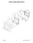 Diagram for 04 - Upper Oven Door Parts