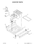 Diagram for 02 - Cooktop Parts