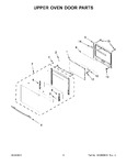 Diagram for 04 - Upper Oven Door Parts