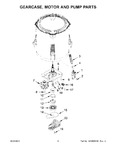 Diagram for 05 - Gearcase, Motor And Pump Parts