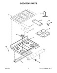 Diagram for 02 - Cooktop Parts