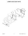 Diagram for 05 - Lower Oven Door Parts