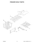 Diagram for 09 - Freezer Shelf Parts