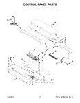 Diagram for 02 - Control Panel Parts