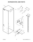 Diagram for 04 - Refrigerator Liner Parts