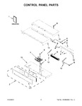 Diagram for 02 - Control Panel Parts