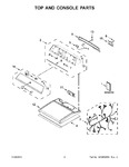 Diagram for 02 - Top And Console Parts