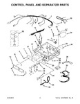 Diagram for 02 - Control Panel And Separator Parts