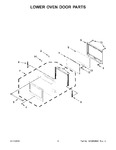 Diagram for 05 - Lower Oven Door Parts